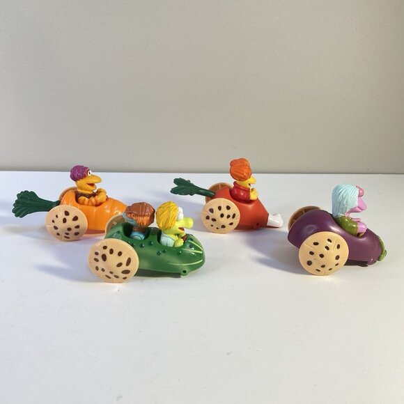 Full Set of 4 Fraggle Rock McDonalds Happy Meal Toys Henson 1988 - Picture 5 of 6